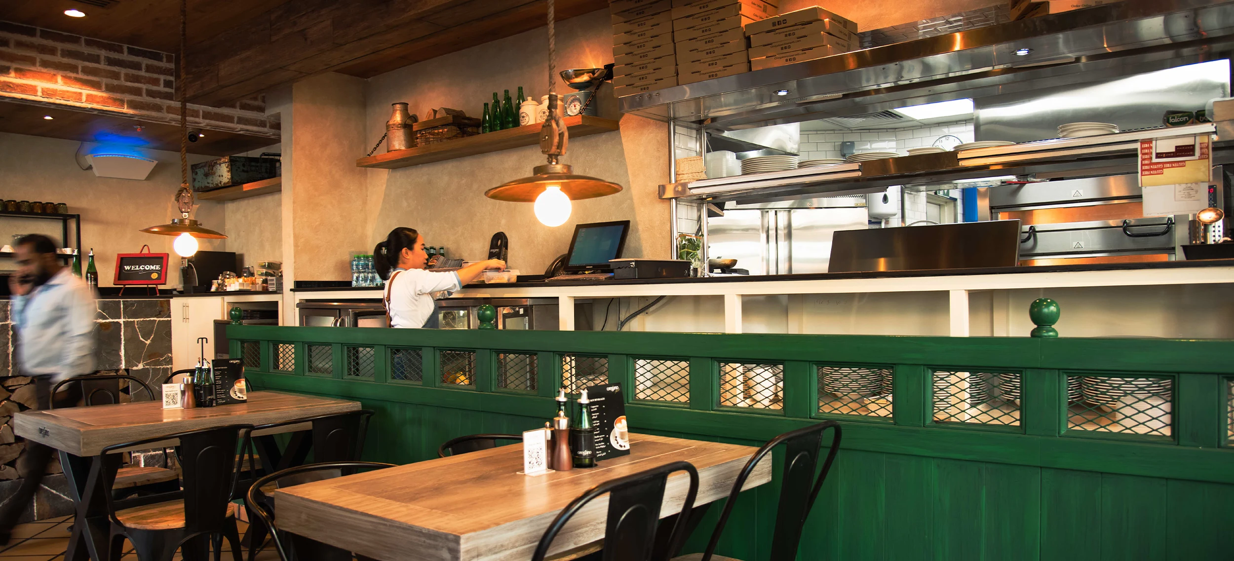 Oregano restaurant interior