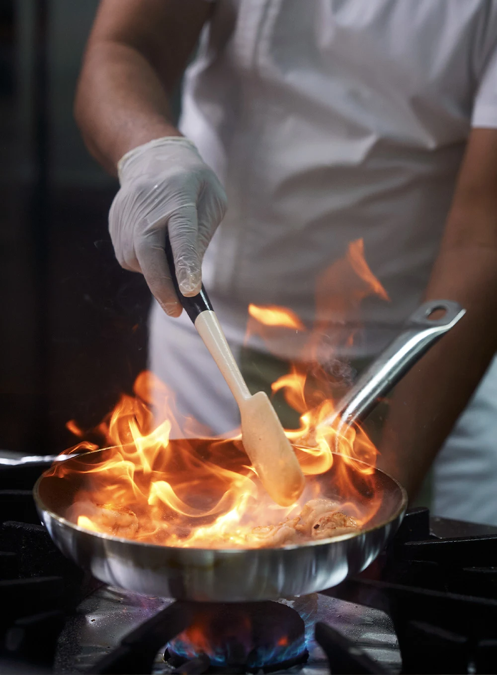 Flambe cooking